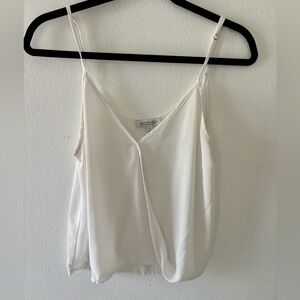 White Sleeveless Top